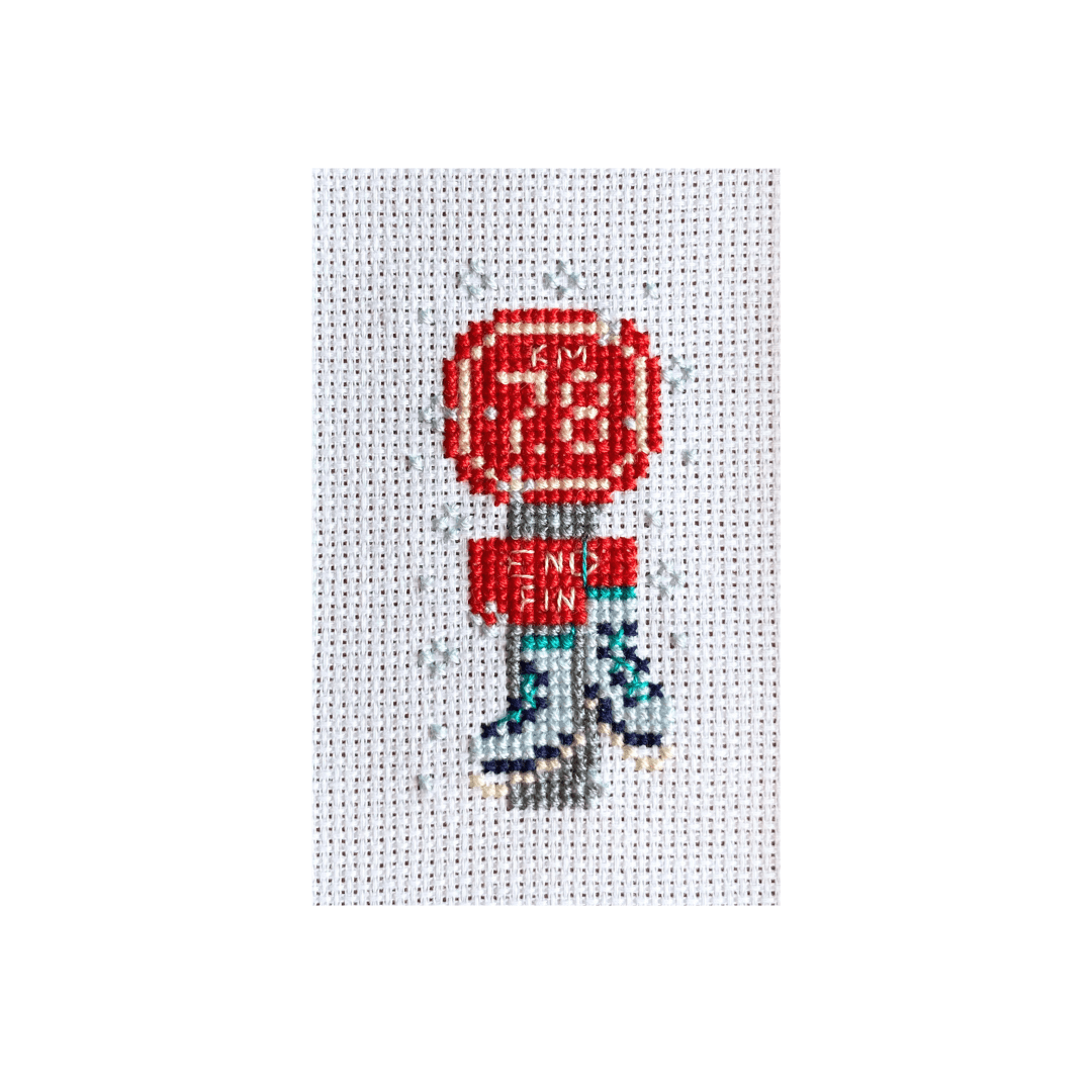 Ottawa Skates - Mini Cross Stitch Kit