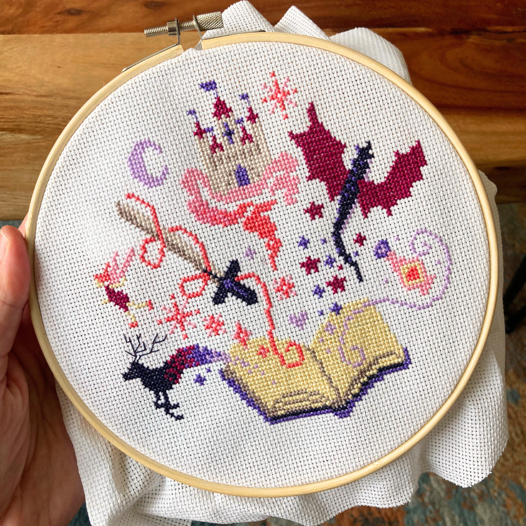 Book Lovers Series - Fantasy Romance - Cross Stitch Pattern - PDF