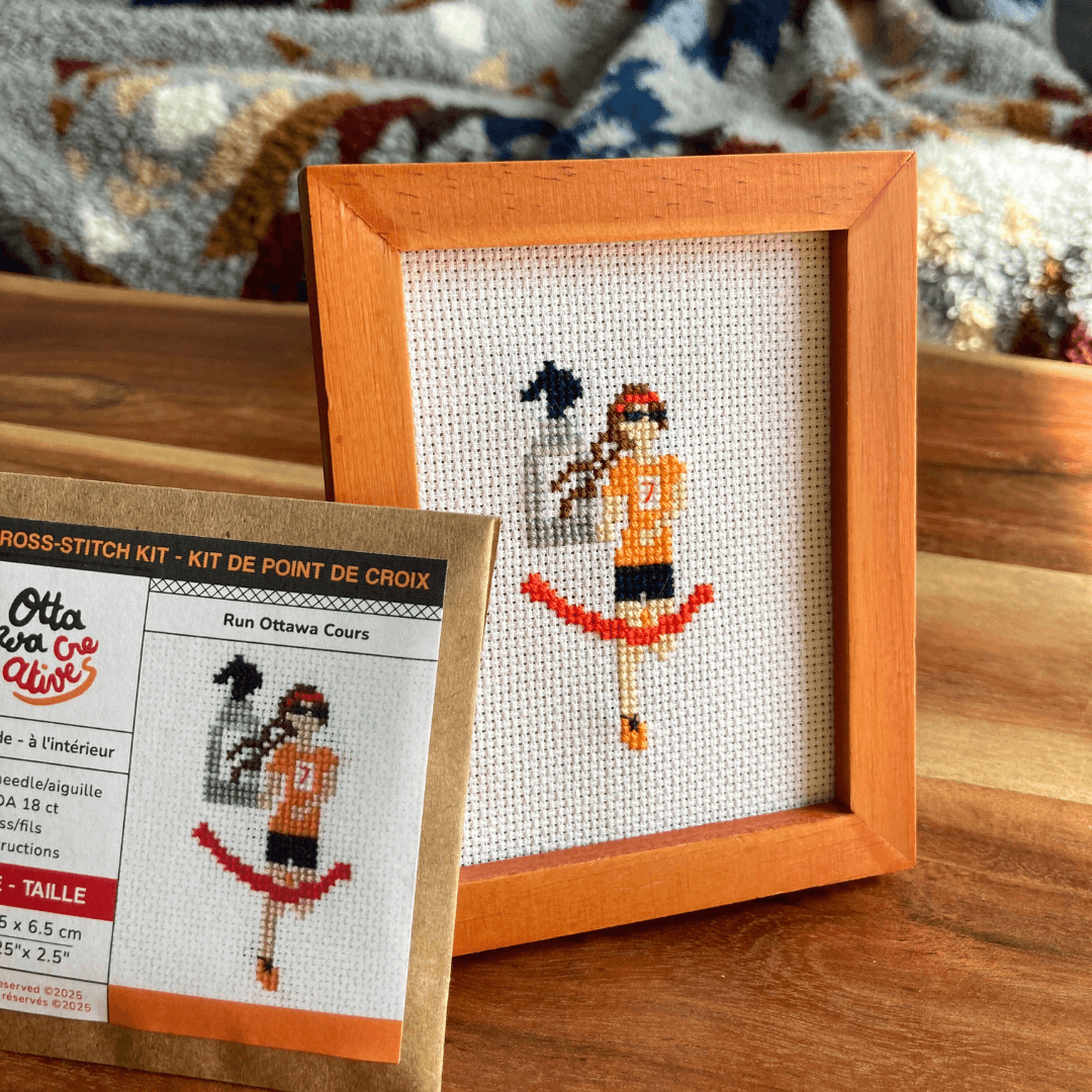 Run Ottawa - Mini Cross Stitch Kit