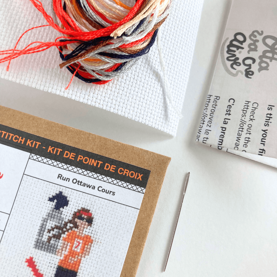 Run Ottawa - Mini Cross Stitch Kit