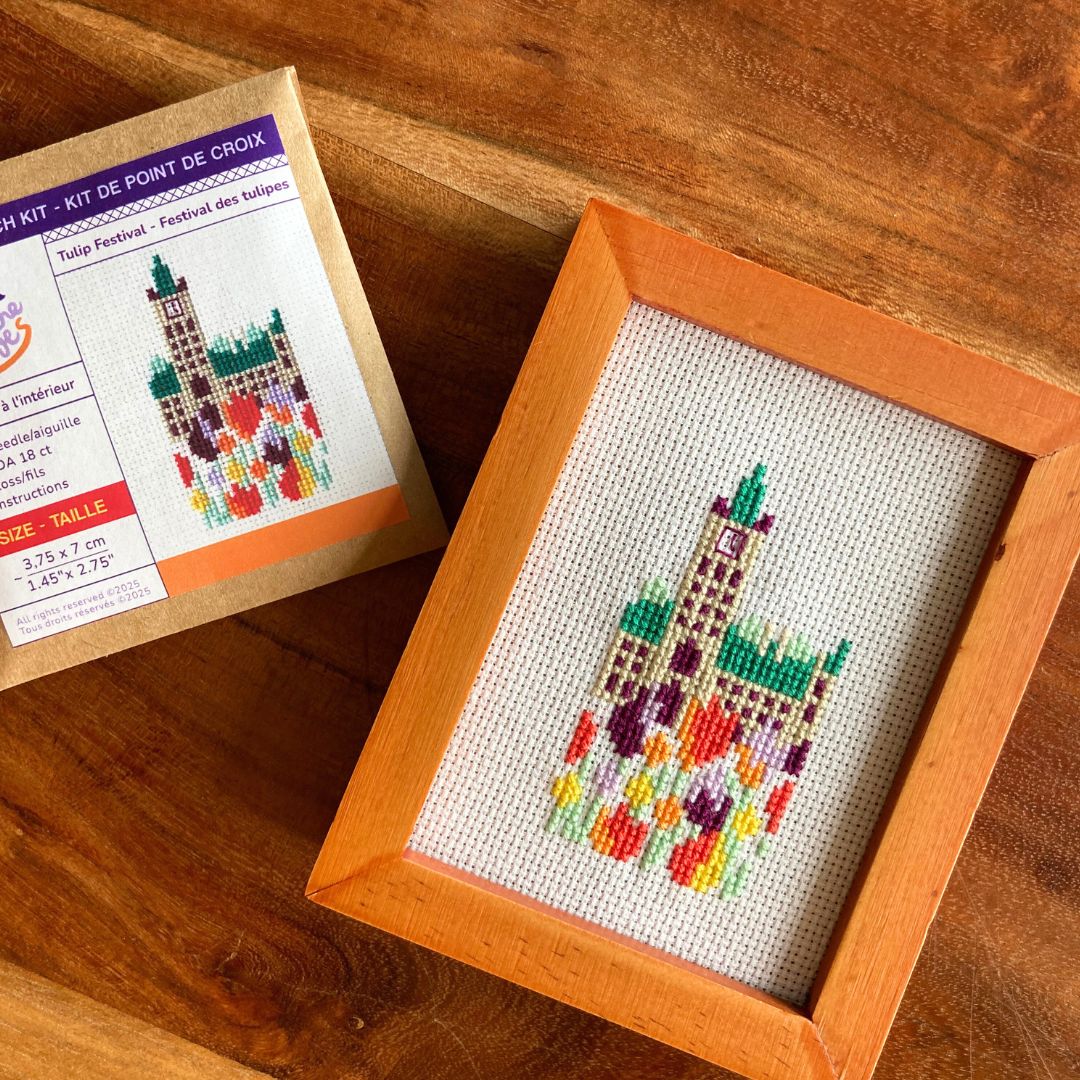 Tulip Festival - Mini Cross Stitch Kit
