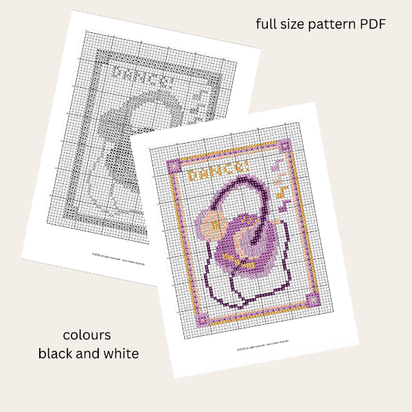 Dance ! - Cross-Stitch Pattern - PDF