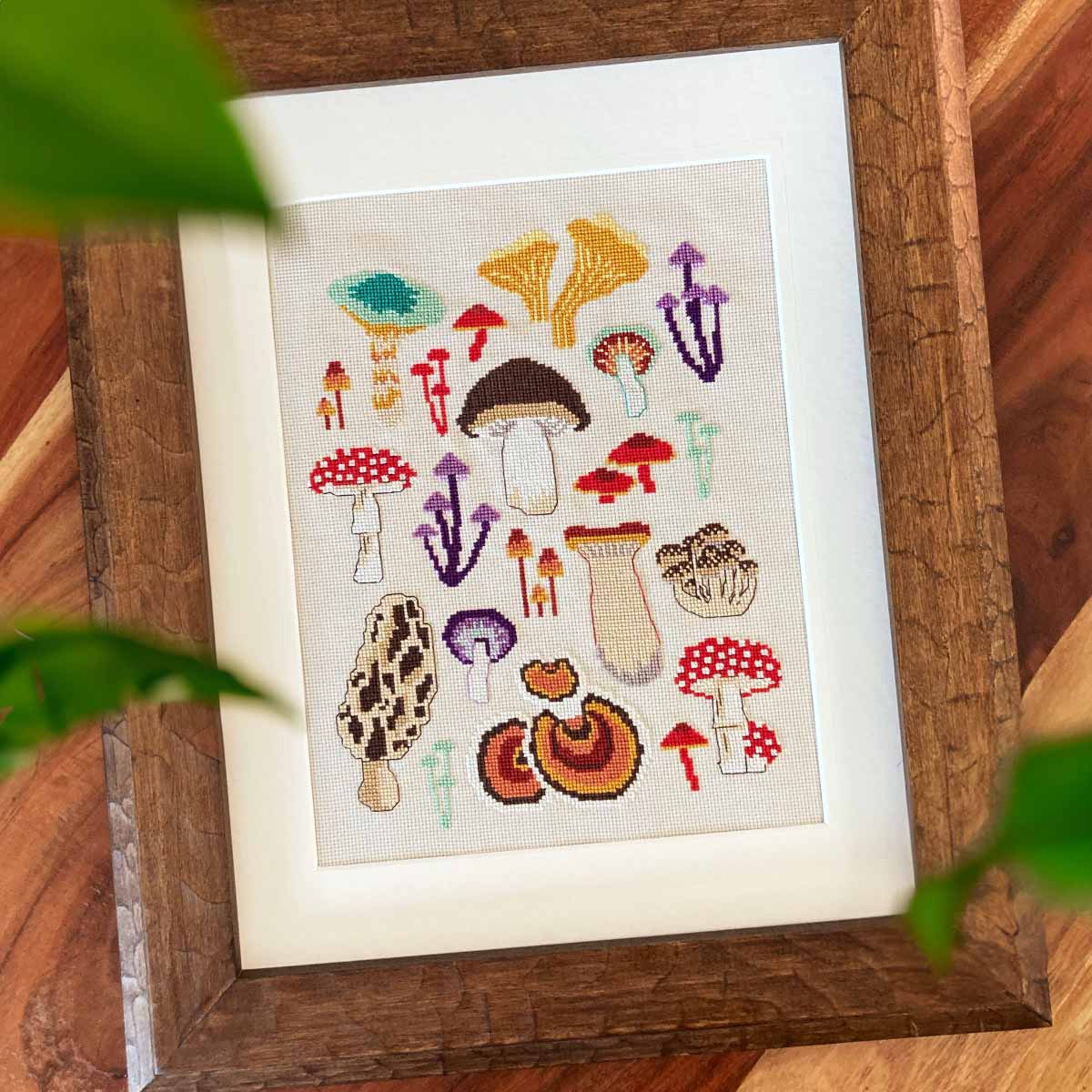 Mushroom Extravaganza Cross Stitch Kit