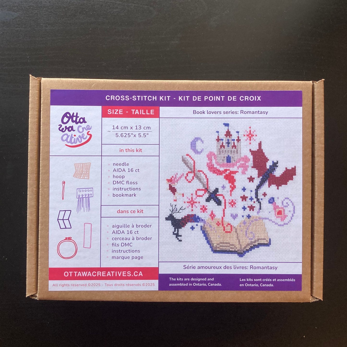 Book Lovers Series - Fantasy Romance - Cross Stitch Kit