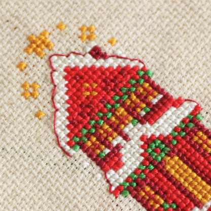 Christmas House - Mini Cross Stitch Kit