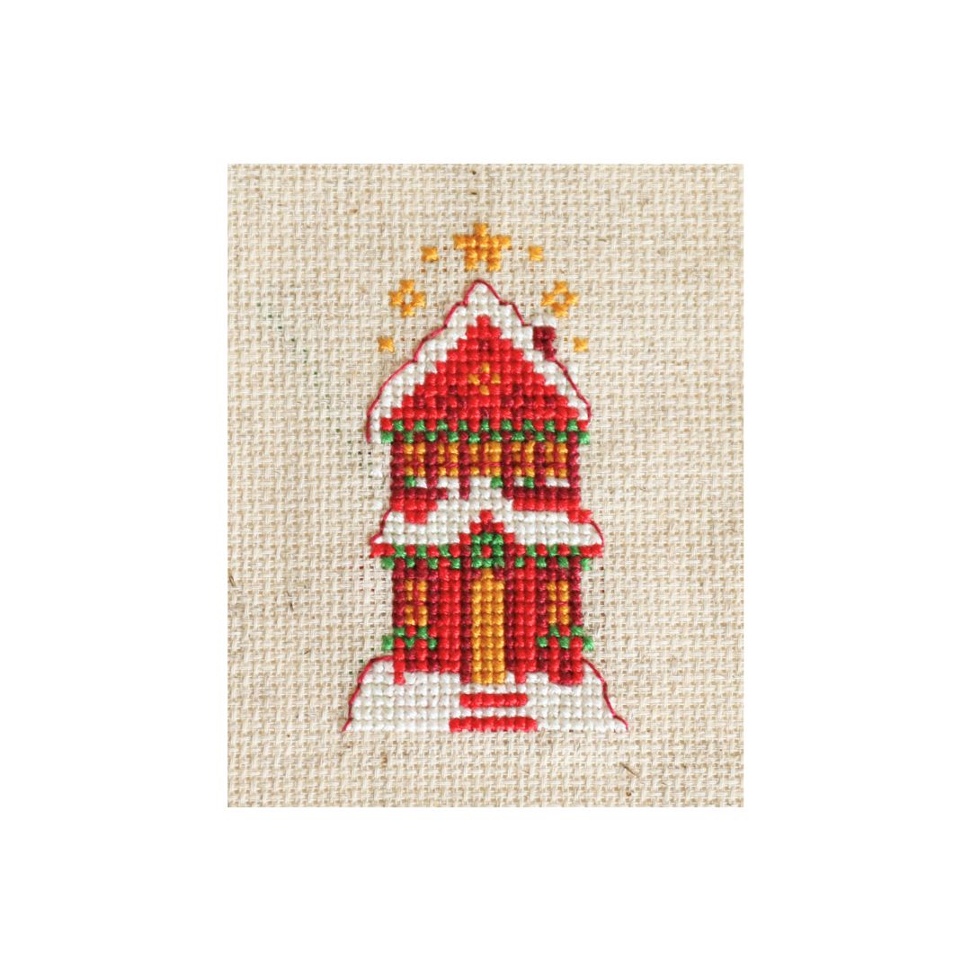 Christmas House - Mini Cross Stitch Kit