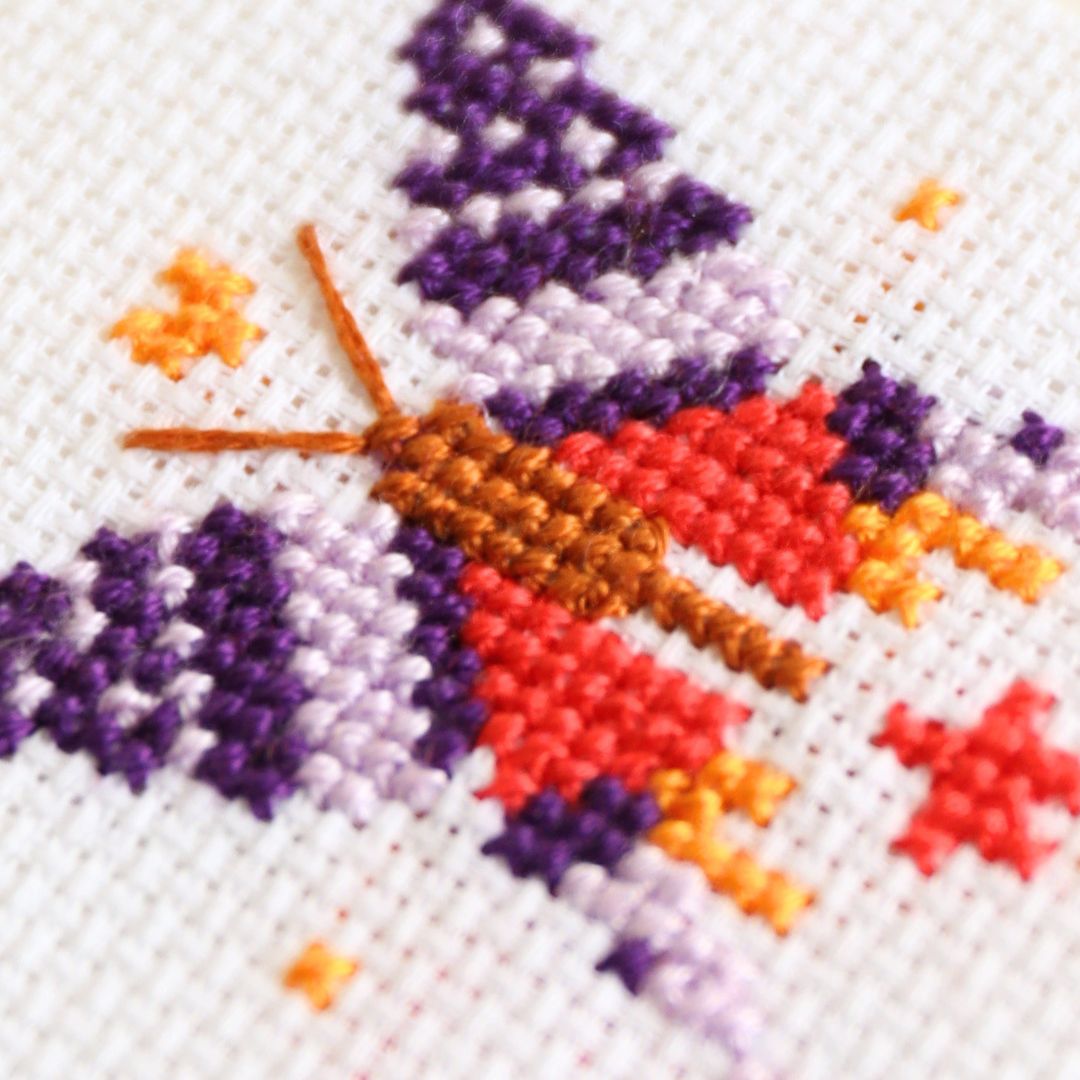 Magic Butterfly - Mini Cross Stitch Kit