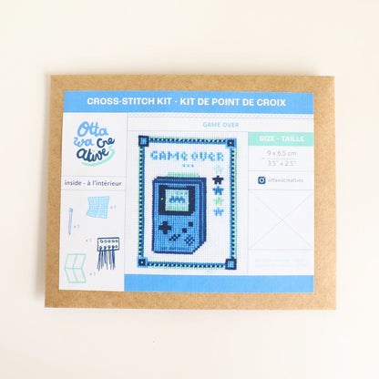 Blue Game Boy - Cross Stitch Kit