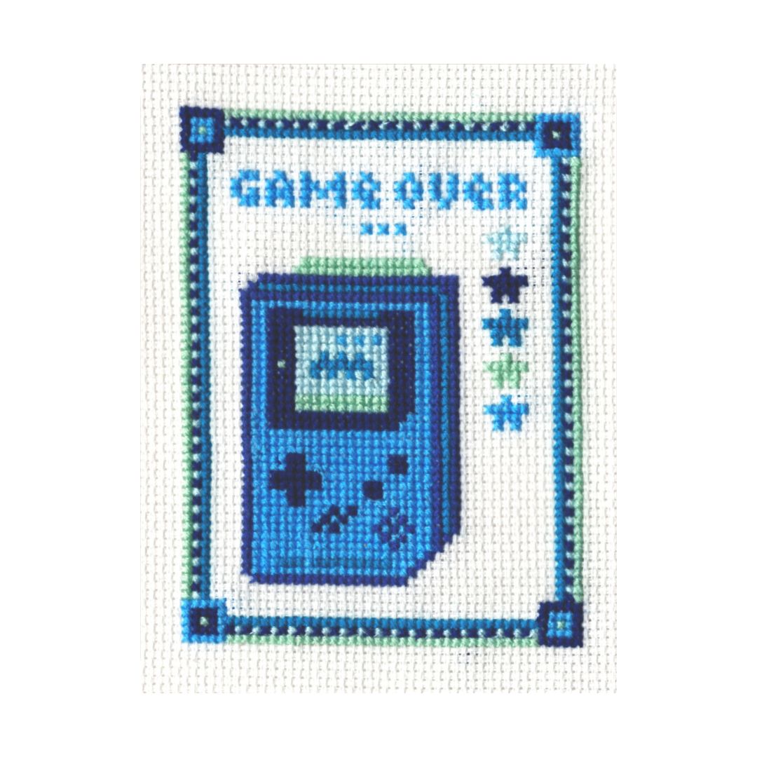 Blue Game Boy - Cross Stitch Kit