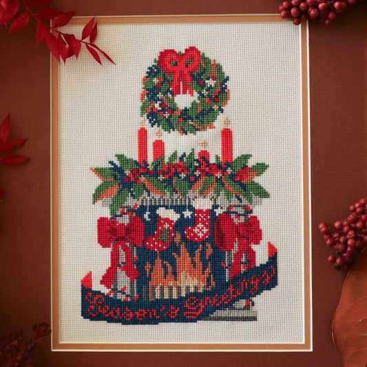 Season's Greetings - Cross-Stitch Pattern - PDF