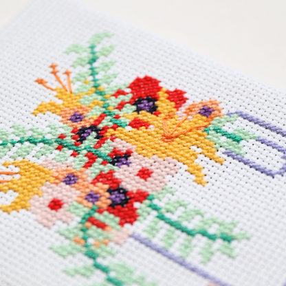 Flowers in a Mug - Cross Stitch Pattern PDF