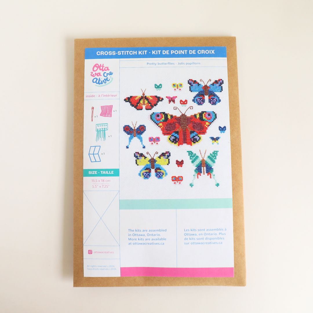 Pretty Butterfly Cross Stitch Kit