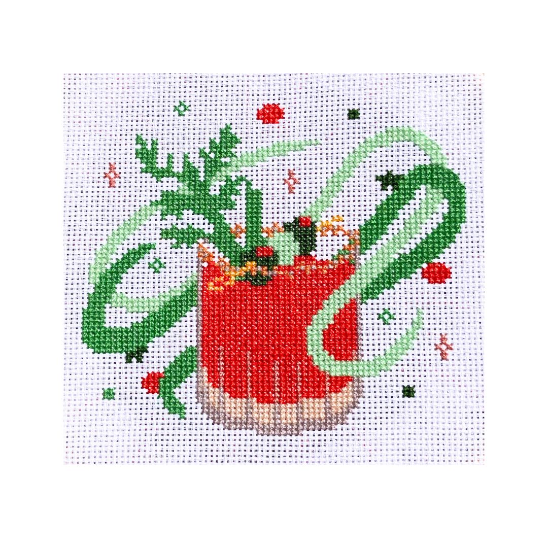 Série cocktails - Bloody Mary - Patron de point de croix - PDF