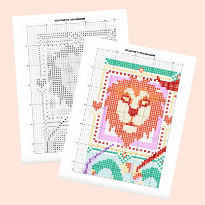 Welcome to the Kingdom Cross-Stitch Pattern - PDF