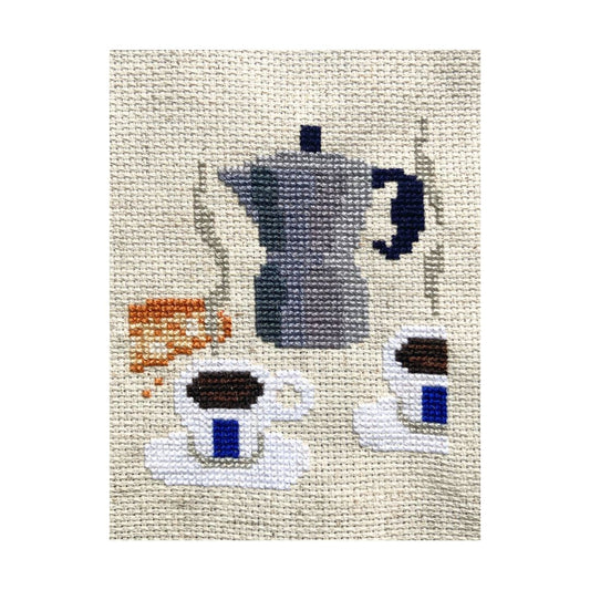 Italian Coffee - Cross-Stitch Pattern PDF